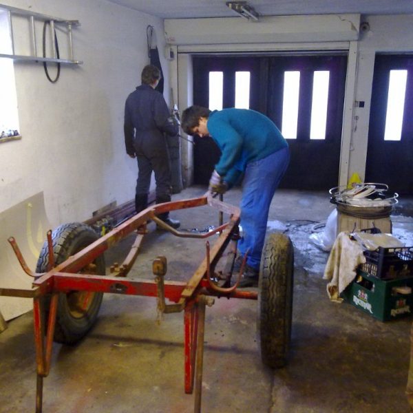 Rekonstrukce stříkačky Stratílek DS16
